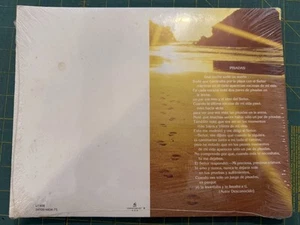 Spanish Bulletin Program Paper - Footprints Poem (Pisadas) - 100 Sheets - Picture 1 of 4