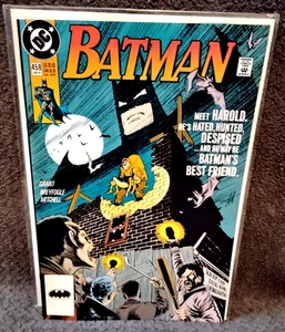 BATMAN #458 NM 1991 DC Comics - copertina Norm Breyfogle - aspetto Harold - Foto 1 di 1