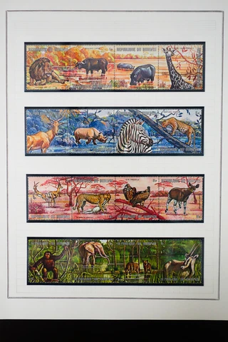 Burundi Animals and Birds Stamp Collection Cover