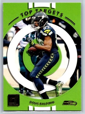 2017 Donruss Doug Baldwin Top Targets Insert Seattle Seahawks #7 - Image 1 of 2