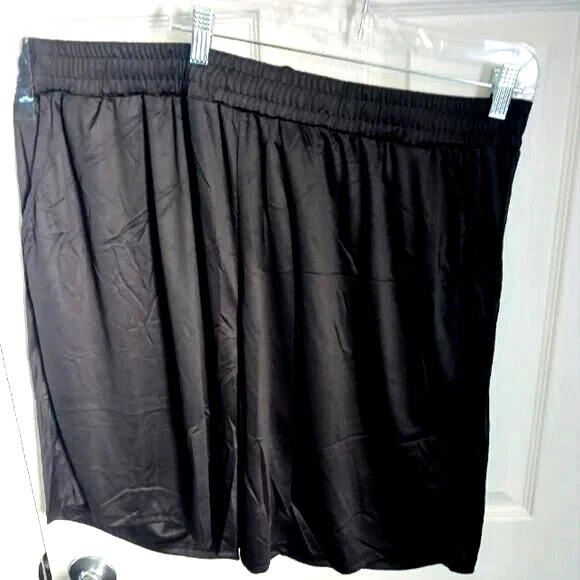 Pantalones cortos deportivos de secado rápido para hombre talla 3X grandes negros Foto 1 de 4