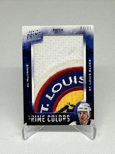 2013-14 Panini Prime Hockey Al MacINNIS Patch Jumbo #/11 - Foto 1 di 2