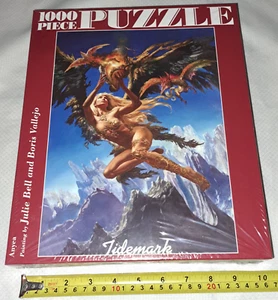 Anyea di Julie Bell Boris Vallejo Tidemark 1000 pezzi Puzzle Fenice Draghi Fuoco - Foto 1 di 5