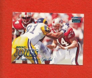 1997 Fleer Tradition Brent Jones Tiffany San Francisco 49ers #351 - Picture 1 of 1
