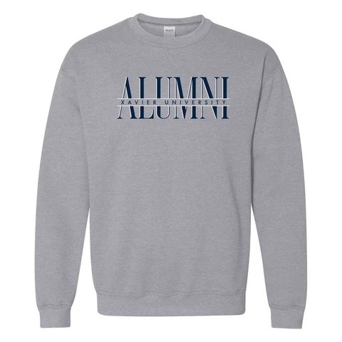 Xavier Musketeers Classic Alumni Crewneck Sweatshirt - Sport Grey Cover