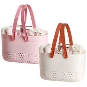 1*Toiletry Basket Shower Organizer With Handle Bath Storage Baskets For Bathroom - Picture 1 of 13