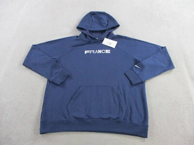 France Sudadera con Capucha Mujer XL Azul Marino Sudadera Esencial 2022 Pullover Fútbol Foto 1 de 4