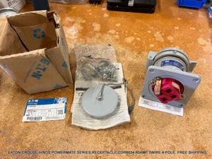 EATON CROUSE HINDS POWERMATE SERIE RICEVITORE CDR6034 60AMP SPEDIZIONE GRATUITA A 3 FILI - Foto 1 di 9