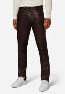 Lederhose Ricano Franklin Nappaleder braun W32 - Bild 1 von 4