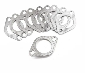 10X 2-Bolt 2" Exhaust Flange Gasket Turbo/Manifold/Header Down/Dump Pipe Flange - Picture 1 of 9