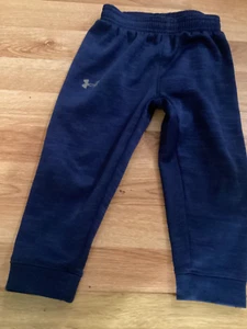 Under Armour Jogging Athletic Sports Pants Boys Size 3T Blue - Picture 1 of 4
