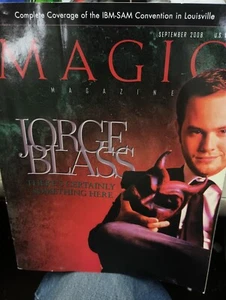 Jorge Blass Magic Magazine Issue September 2008 - Picture 1 of 2