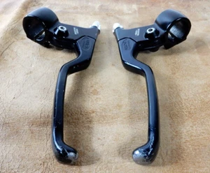 Vintage Suntour XC Power 4 Finger Mountain Bike Brake Levers Black - Picture 1 of 7