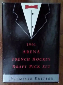 1991 Arena Hockey Draft Picks Complete Boxed Set - FRENCH EDITION - Picture 1 of 8