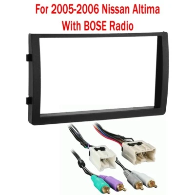 FOR 2005-2006 NISSAN ALTIMA W/BOSE AMPLIFIER | CAR STEREO RADIO DASH INSTALL KIT Foto 1 de 3