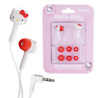 Hello Kitty In-Ear Casque Audio + Autocollant 3,5mm Stéréo Jack Écouteurs