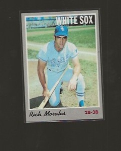 1970 TOPPS RICH MORALES #91 NRMT HIGH GRADE SHARP CARD