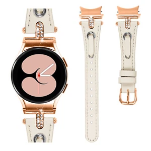 Leder Uhrenband für Samsung Galaxy Watch 4 5 6 40/44mm Classic 42/46mm 45mm - Bild 1 von 7