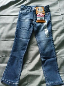 Member's Mark Girl's Favorite Knit Mid Rise Denim Jeans With Fun Accessory S 4/5 - Picture 1 of 4