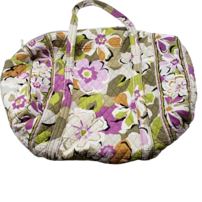 Bolso de Lona Vera Bradley Para Mujer Rosa Verde Blanco Floral 19x10x10 Viaje Grande Foto 1 de 4