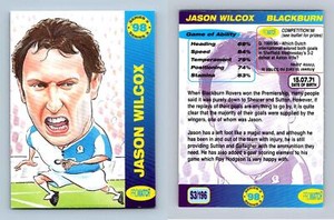 Jason Wilcox - Blackburn #196 Promatch 1998 Series 3 Trading Card