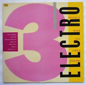 STREET SOUNDS ELECTRO 3 LP VINYL 1984 VARIOUS ARTISTS ELCST3 *VG+/G* - Foto 1 di 7