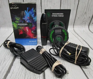 Dragonhawk Mast Pen Rotary Tattoo PMU Machine WQ102 w/ Power Supply TPN026 - Picture 1 of 6