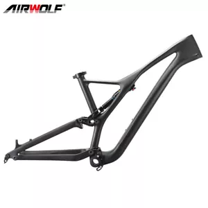 AIRWOLF M018 Carbon Suspension Mountain Bike Frame 12x148mm 29er Boost 2.6inch - Picture 1 of 24