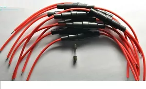 5PCS 5x20mm AGC Fuse Holder 16 AWG wire Inline screw type with for car new - Picture 1 of 1