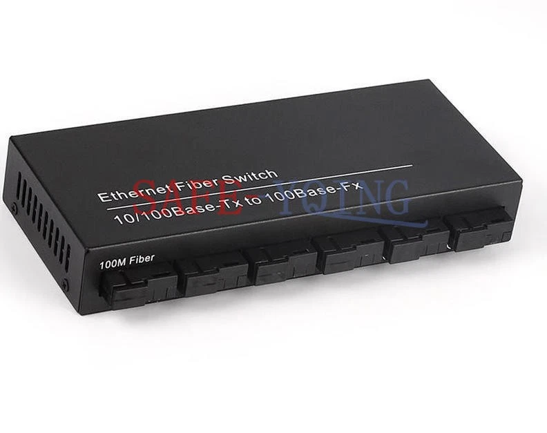 FAST ETHERNET SWITCH CONVERTER 20KM ETHERNET FIBER OPTICAL MEDIA CONVERTER SM - Image 1 of 4