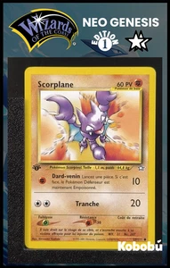 Carte Pokémon Scorplane 59/111 Edition 1 Ed 1 Néo Génésis Wizards 2 - Imagen 1 de 3