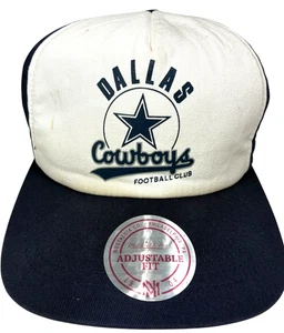 Dallas Cowboys Mitchell & Ness Retro Foam Snapback Trucker NFL Collection Hat - Picture 1 of 6