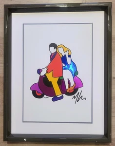Marco Lodola Serigrafia Vespa Lover - Picture 1 of 3