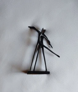 Tänzer Ballett Metallfigur Skulptur - Bild 1 von 4
