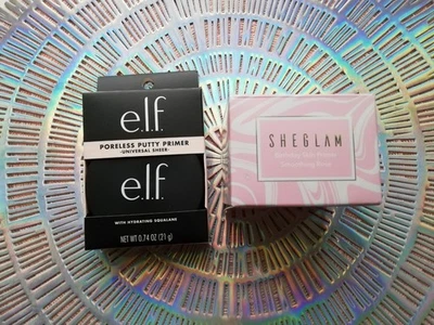 E.L.F. Poreless Putty Primer und Sheglam Primer elf Primer 2 Make Up Grundierung - Bild 1 von 4
