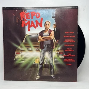 Repo Man - 1984 US 1st Press Original Soundtrack Album (NM) Ultrasonic Clean - Picture 1 of 5