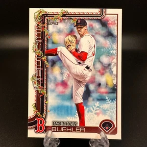2025 Topps Holiday Walker Buehler #H197 Boston Red Sox - Picture 1 of 2