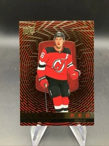 2023-24 Upper Deck Extended Series - Seeing Red Gold Foil #SR-38 Jack Hughes - Bild 1 von 3