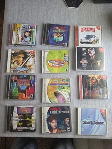 Sega Dreamcast Game Lot (And 1 Saturn Game) Contains Japanese Games - Picture 1 of 15