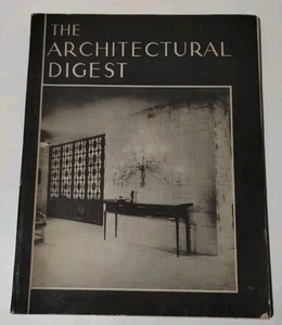 Architectural Digest Volume XV, Number 1 vtg magazine 1955 mid century modern - Picture 1 of 6