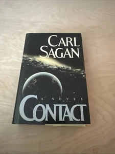 Contact by Carl Sagan 1985 1st Edition 1st Printing Hardcover Dust Jacket - Imagen 1 de 3