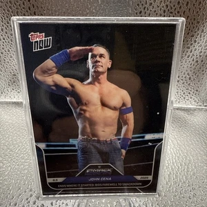 2025 Topps Now WWE #93 John Cena SmackDown ON HAND Bids Farewell to Smackdown! - Picture 1 of 11