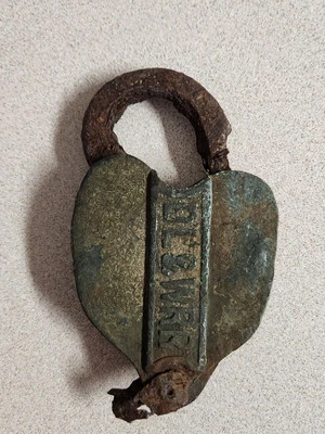 Cerradura de interruptor antigua de latón Delaware Lackawanna y Western Foto 1 de 3