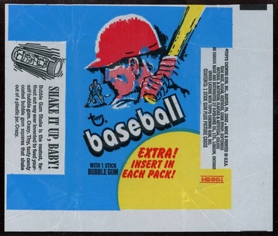 1971 Topps Baseball Wax Wrapper - Image 1 of 2