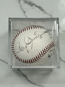 Roger Clemens Signed Baseball MLB Legend Autograph w/ Display Cube No COA - Picture 1 of 7