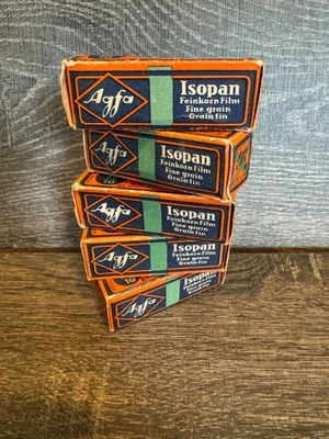 ВИНТАЖНАЯ МЕЛКОЗЕРНИСТАЯ ПЛЕНКА AGFA ISOPAN A27. АВГУСТ 1946 - Изображение 1 из 4