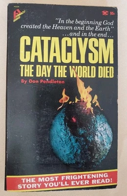Cataclysm The Day the World Died By Don Pendleton 1969 Pinnacle Executioner rare - Image 1 of 4