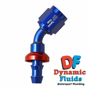 (AN4) -4 45 Degree Push On Fitting - Picture 1 of 1