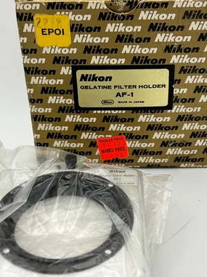 Nikon AF-1 Gelatine Filter Holder Thread w/ box (b061) - Image 1 of 4
