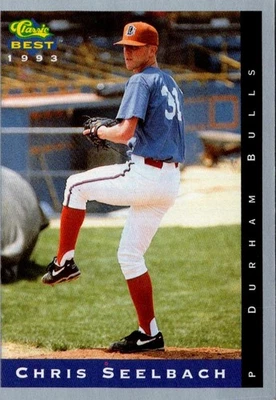 1993 Classic Best Chris Seelbach #255 Durham Bulls Baseball Card - Image 1 of 2